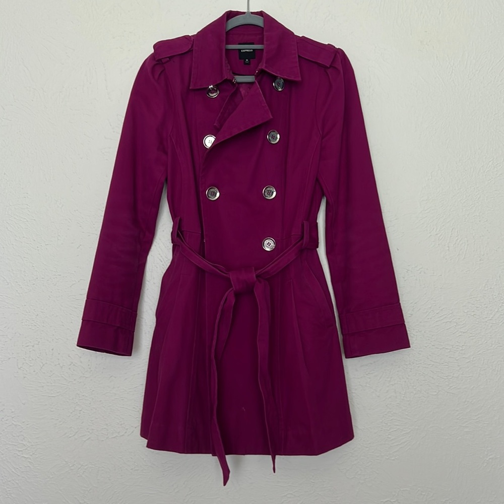 Express Magenta Trench